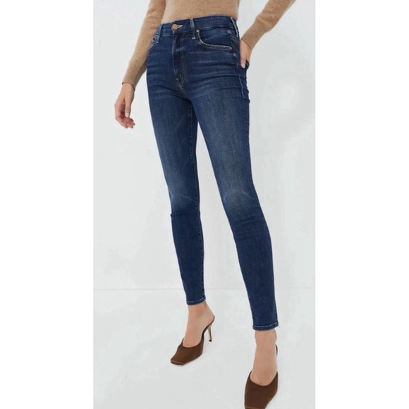 MOTHER Teaming Up High Waisted Looker Jean Womens 27 Full Length Stretch #MN11-9 - Picture 12 of 12